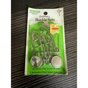 Vintage RISDON Overall Buckle Set